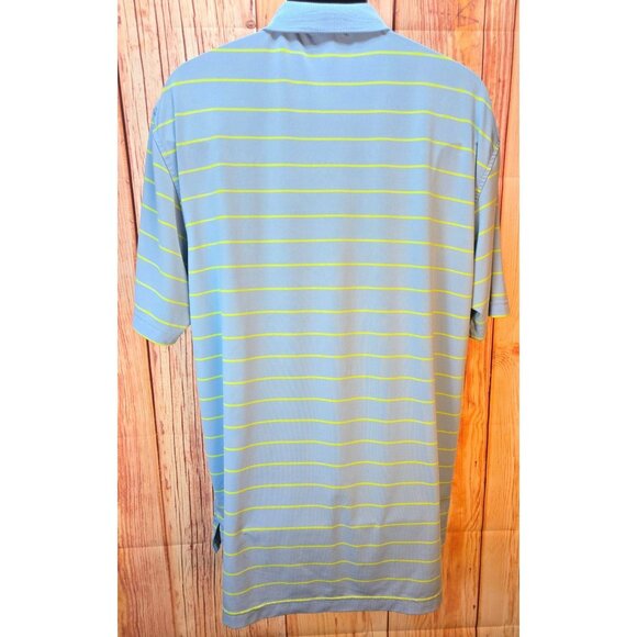 Peter Millar Mens Summer Comfort Blue Polo Shirt Large - Picture 2 of 7